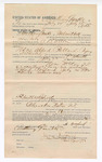 Voucher, to Anthony Gamble, of Walnut, Arkansas, for assisting A.B. Allen, deputy U.S. marshal, in U.S. v. Alfred Pallard, perjury; Stephen Wheeler, U.S. commissioner; Jacob Yoes, U.S. marshal; James Brizzolara, notary public; includes cost of daily wage