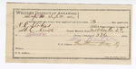Certificate of employment, Sam Barter, guard; P.P. Stokes, prisoner; W.C. Smith, deputy U.S. marshal